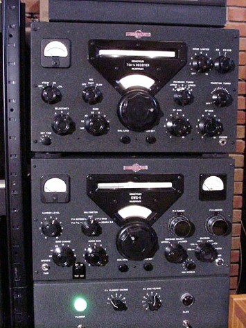 Collins KWS-1 transmitter and 75A-4 receiver