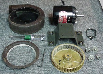Disassembled Blower