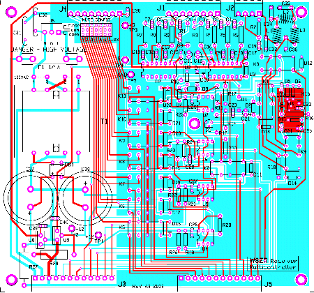 X-Ray view of main circuit board